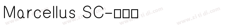 Marcellus SC字体转换